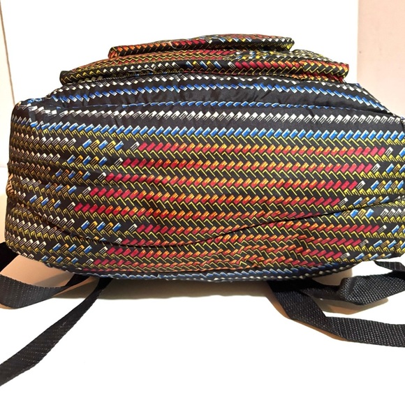 African ankara unisex handmade geometric backpack - Picture 3 of 4